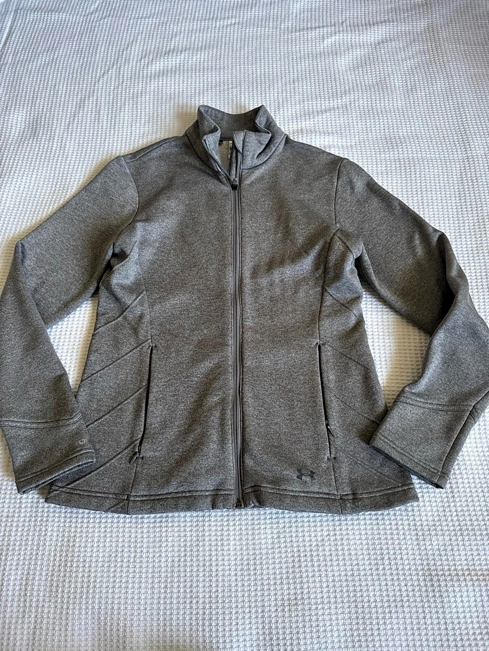 Under Armour Storm ColdGear Full Zip Jacket Gray Small